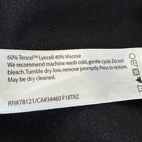 Eileen Fisher Long Kimono Duster Cardigan Black White Morse Code Size Medium - Picture 7 of 9